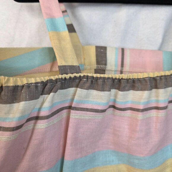 P&S Paddle & Saddle 1970s Large Striped Tank Top USA Vintage Deadstock New - Picture 5 of 10